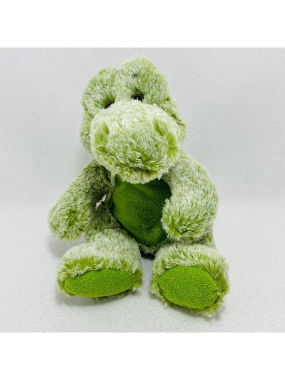 Dollibu Alligator Gator Crocodile Dinosaur Plush Toy Green Cowboy Bandanna Kid